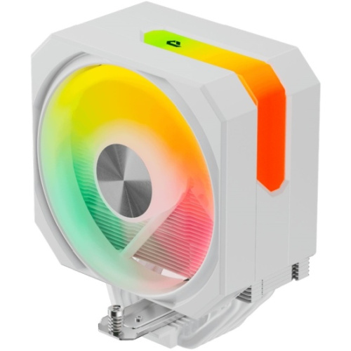 Кулер upHere UP1TC6C White ARGB / 6HPx6mm, 250W TDP, single tower, 1x120mm ARGB fan, 600-1650RPM, 68 CFM, 25dBA