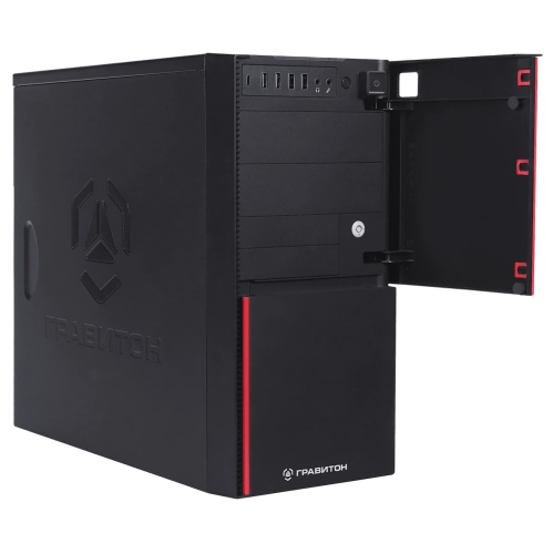 ПК Гравитон Д52И (208502) i5-13400/1x16GB/1xSSD512GB/FP 2xUSB2.0/450W/K+M/NoOS/3YST