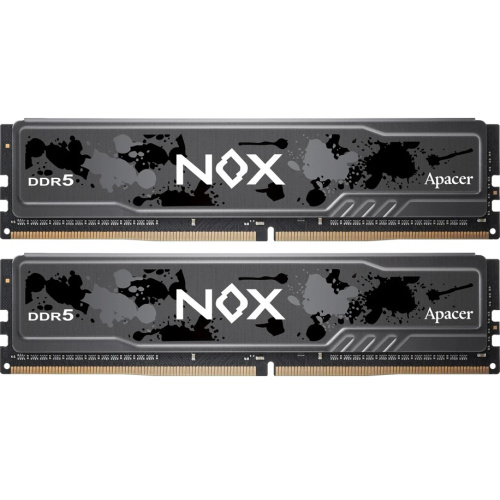 ОЗУ APACER NOX (AH5U32G60C622MBAA-2) DDR5 DIMM 6000-38 2048x8 32GB 1.35V OC DDR5 w/HS RP-K2