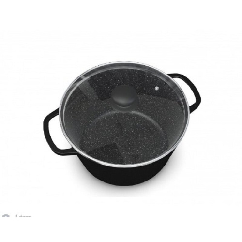 Кастрюля НЕВА МЕТАЛЛ ПОСУДА 186630 Каменная черный гранит