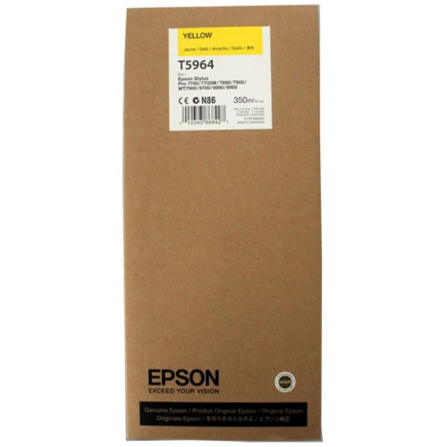 Картридж струйный Epson T5964 C13T596400 желтый (350мл) для Epson St Pro 7900/9900