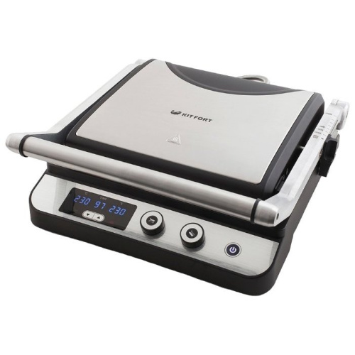 Электрогриль Kitfort КТ-1636 серебристый