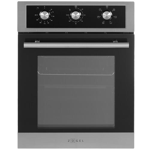 Электрический духовой шкаф ZUGEL ZOE451X черный