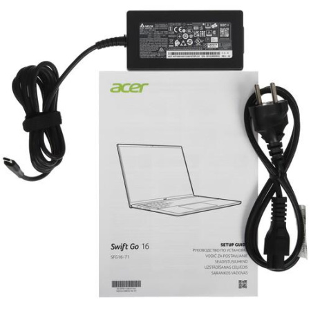 16" Ноутбук Acer Swift Go 16 SFG16-71-70R2 серый