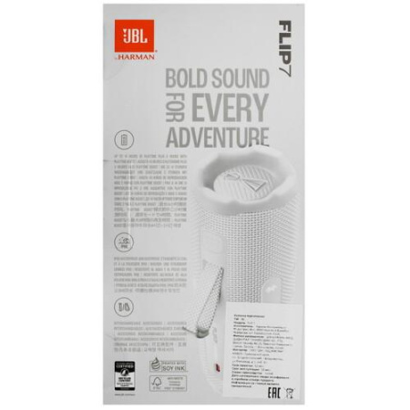 Портативная колонка JBL Flip 7, белый