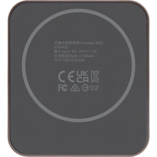 Внешний SSD Transcend ESD420C (TS2TESD420C), 2TB, USB 20Gbps, Type C, Magsafe, Серый