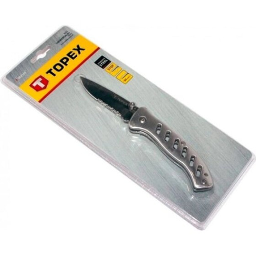 Нож универсальный TOPEX 98Z105 лезвие 80мм, складной