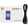 Портативная аудиосистема JBL PARTYBOX 110, черный