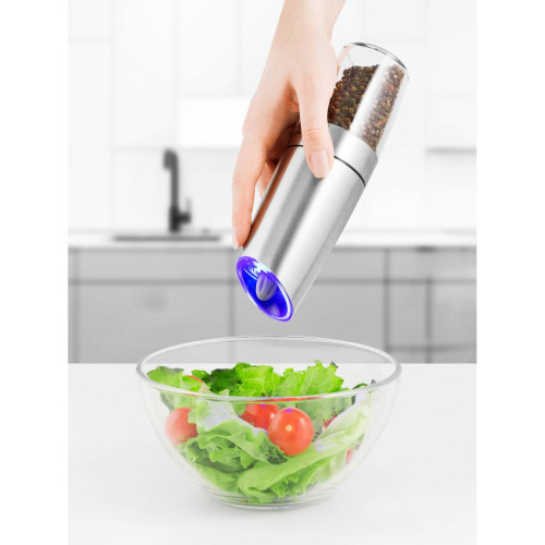 Мельница электрическая для специй Servitta Sr0291 серебро