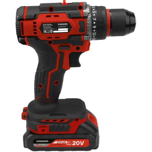 Дрель-шуруповерт аккумуляторная STARWIND CD20-2.0/2.0S1