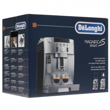 Кофемашина автоматическая DeLonghi ECAM 250.31.SB серебристый