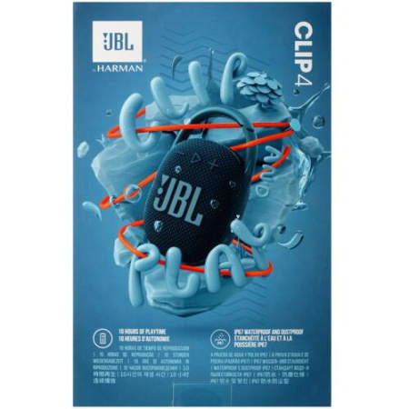 Портативная колонка JBL CLIP 4, синий