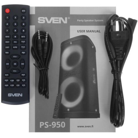 Портативная аудиосистема SVEN PS-950, черный