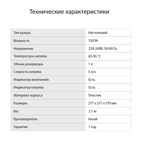 Кулер Starwind SW-2001FW настольный белый