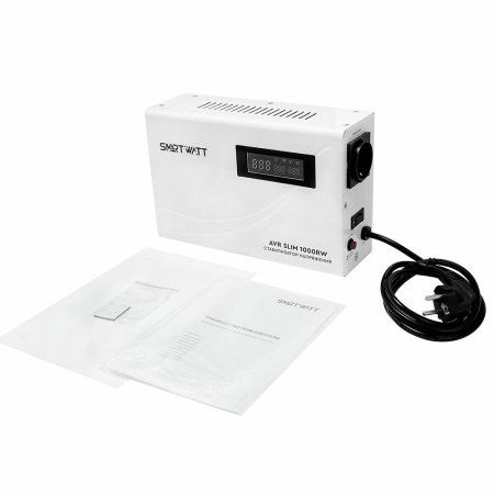 Стабилизатор напряжения SMARTWATT AVR Slim 1000RW