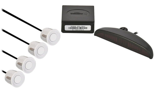 Парковочный радар Digma DCK-100S 4 датчика 22мм серебристый