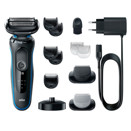 Бритва сетчатая Braun 51-B4650cs синий/черный