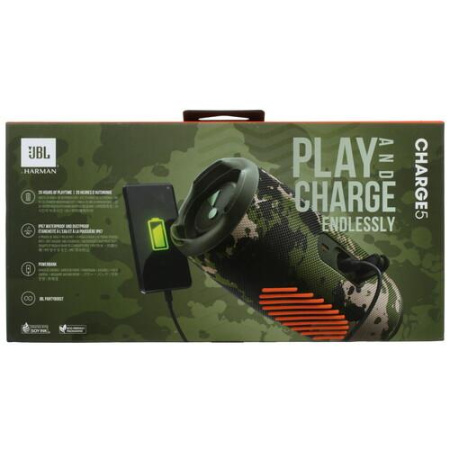 Портативная колонка JBL Charge 5, камуфляжный