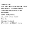 15.6" Ноутбук MSI Thin A15 B7VE-036XRU серый