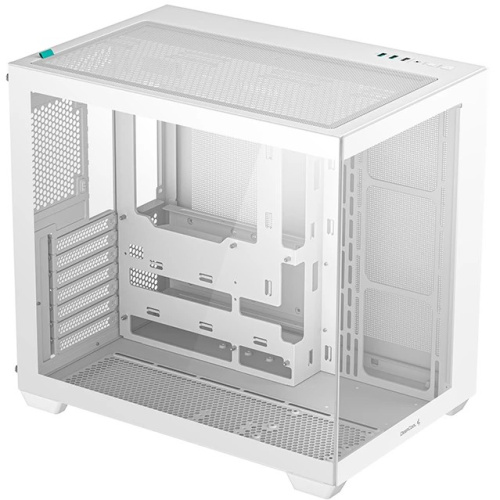 Корпус Deepcool CG530 WH (R-CG530-WHNDA0-G-1) белый без БП ATX 2x120mm 2x140mm 2xUSB2.0 1xUSB3.0 audio bott PSU