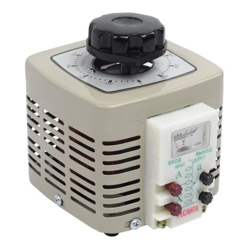 Автотрансформатор Ресанта ТР/0,5 (TDGC2-0,5) 0.5кВА однофазный серый (63/5/9)