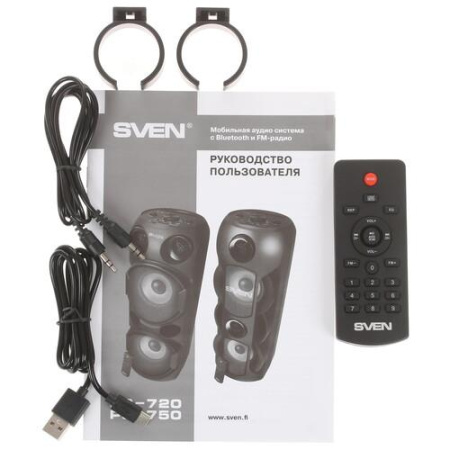 Портативная аудиосистема SVEN PS-750, черный