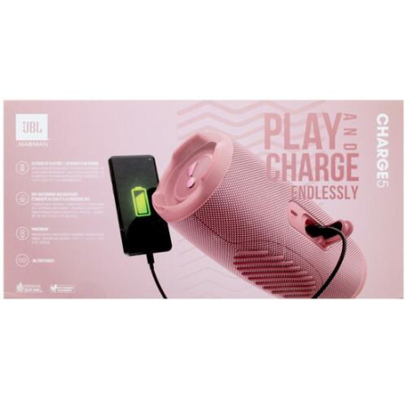Портативная колонка JBL Charge 5, розовый