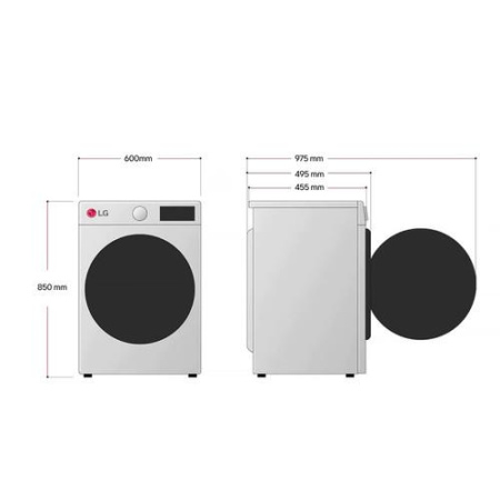 Стиральная машина LG F2T3HS6S серебристый