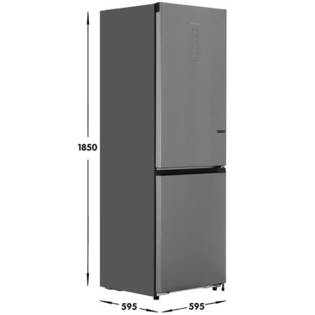 Холодильник с морозильником Hisense RB3K330SAC1 серебристый