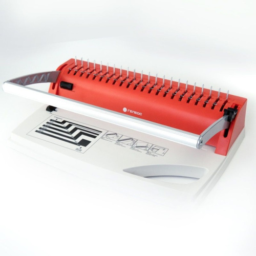 Переплетчик Гелеос БП9ПБК A4/перф.9л.сшив/макс.150л./пластик.пруж. (6-19мм)