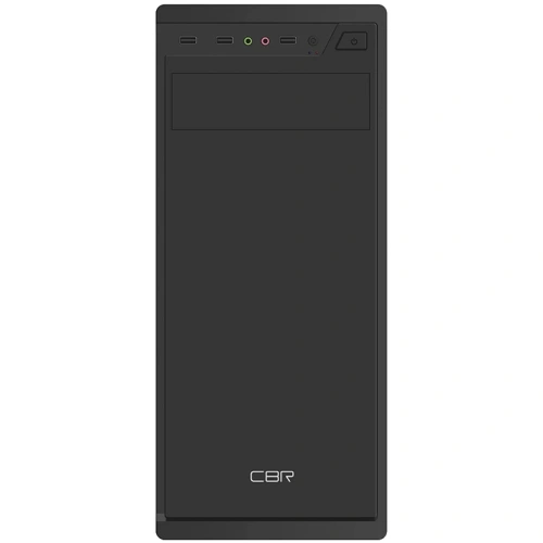Корпус CBR J02 (PCC-ATX-J02-WPSU), ATX Miditower , без БП, 1*USB 3.0, 2*USB 2.0, HD Audio+Mic,Black