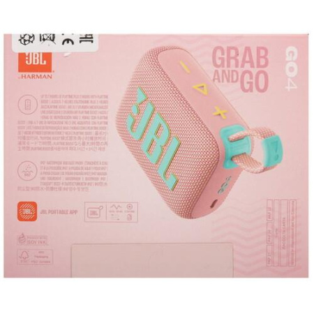 Портативная колонка JBL GO 4, розовый