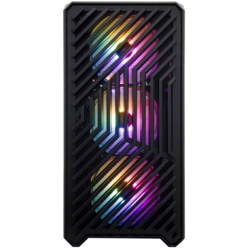 Корпус 1STPLAYER Trilobite T5 Black (T5-BK-4F1)/mATX, TG/4x120mm LED fans inc.