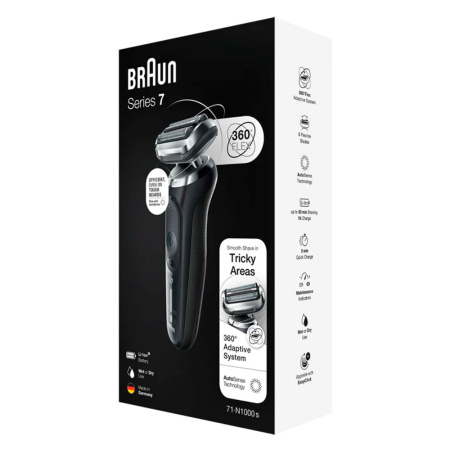 Электробритва Braun 71-N1000S черный