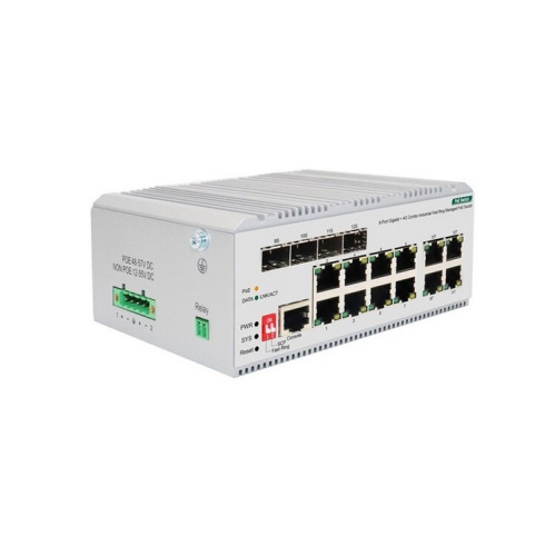 Коммутатор ORIGO OI3112P/185W/A1A 8x1000Base-T PoE+, 4xCombo 1000Base-T/SFP