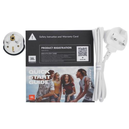 Портативная аудиосистема JBL PartyBox Stage 320, белый