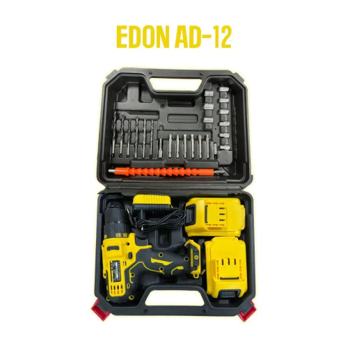 Дрель-шуруповерт EDON AD-12 (2 АКБ)