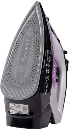 Утюг GALAXY GL 6128 черно/фиолетовый, 2200Вт