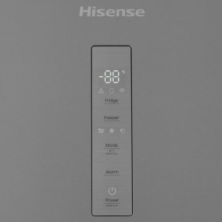 Холодильник с морозильником Hisense RB3K330SAC1 серебристый