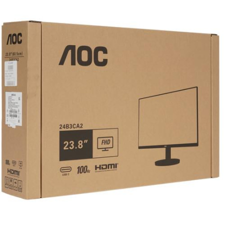 23.8" Монитор AOC 24B3CA2 черный