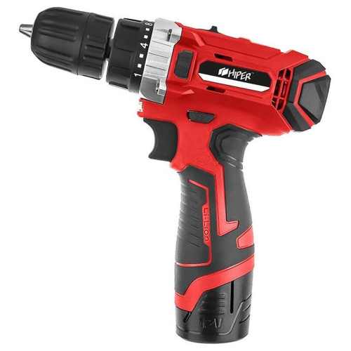 Дрель-шуруповерт аккумуляторная HIPER HCD12/2A кейс