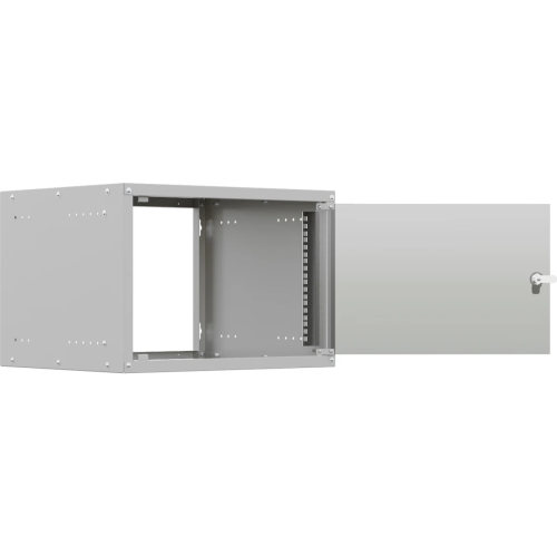 Шкаф коммутационный NTSS Lime NTSS-WL6U5545GS настенный 6U 550x450мм серый