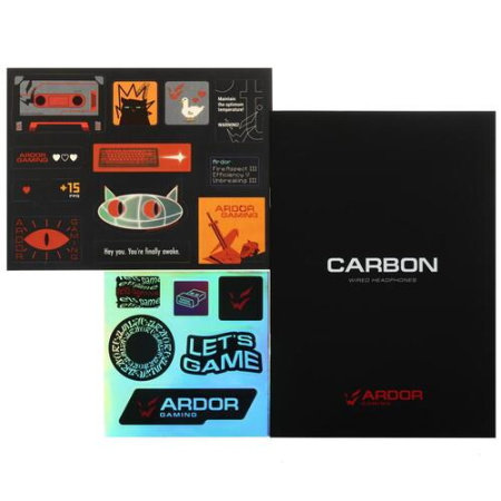 Проводные наушники ARDOR GAMING Carbon черный