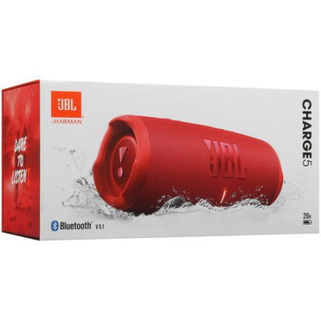 Портативная колонка JBL Charge 5, красный