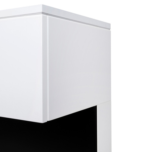 Электрокамин RealFlame Modern CST630 WT белый с очагом 3D Cassette 630 Black Panel