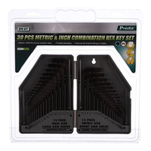 Набор ключей шестигранных Pro'sKit 8PK-027 00237023 (С00034073)