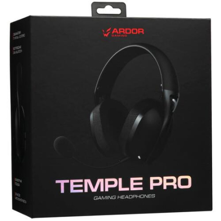 Беспроводные/проводные наушники ARDOR GAMING Temple PRO черный
