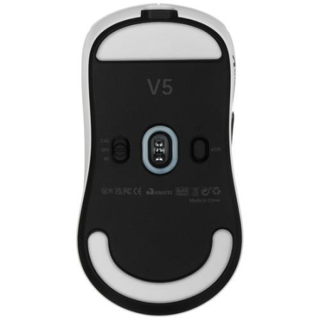 Мышь беспроводная/проводная Attack Shark V5 [SharkV5White] белый