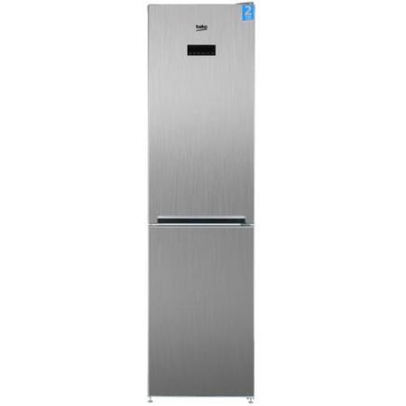 Холодильник с морозильником Beko RCNK335E20VX серебристый