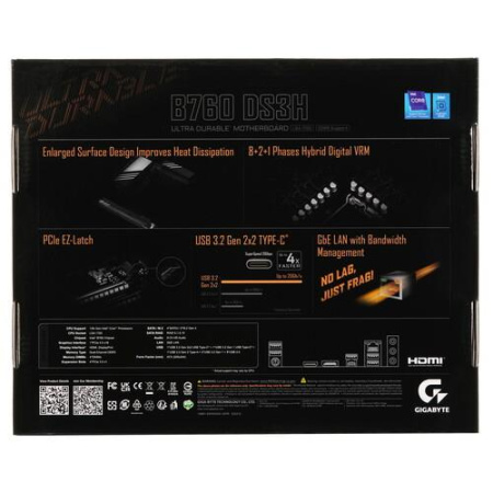 Материнская плата GIGABYTE B760 DS3H